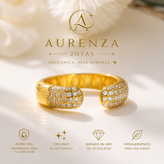 Anillo Aurora Pavé